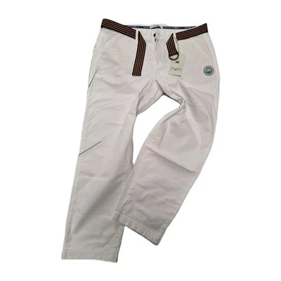 Jeans 7/8 Hose Tom Tailor Gr. 34 bis 46 weiß mit Gürtel (4 409) - Bild 1 von 4