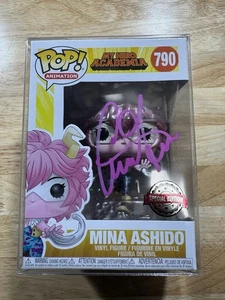 Funko Pop! MHA Mina Ashido #790 Signed Caitlin Glass Vinyl Figure W/PROTECTOR - Picture 1 of 7