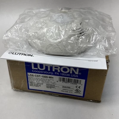 Lutron LOS-CDT-1000-WH Ceiling Sensor Dual Tech 180° White BRAND NEW LUTRON 1000 - Image 1 of 4