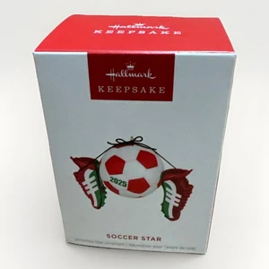 Hallmark 2025 Keepsake Soccer Star Christmas Ornament - Picture 1 of 2
