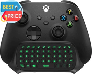 Green Backlight Keyboard for Xbox One, Xbox Series X/S,Wireless Chatpad Message - Picture 1 of 12