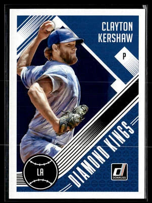 2018 Donruss Clayton Kershaw 14 Los Angeles Dodgers - Image 1 of 2