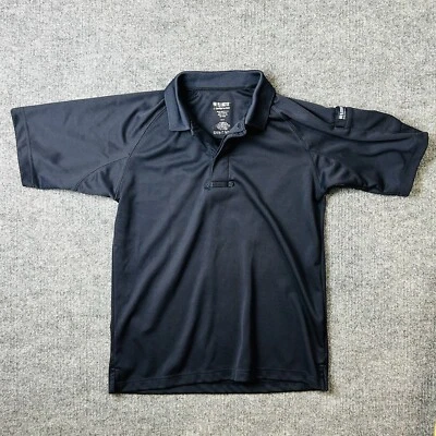 Blackhawk! Warrior Wear 男式小号深蓝色性能短袖 Polo 衫 — 第 1/4 张图片