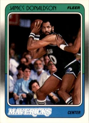 1988 Fleer #29 James Donaldson Dallas Mavericks NM - Image 1 of 2