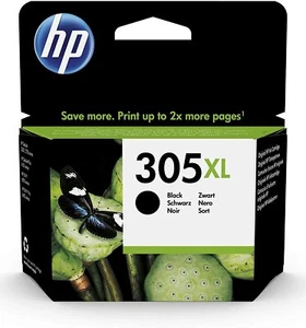 Original HP 305XL Black TINTE PATRONE Deskjet 2722 2723 2724 2730 2732 2752 2755 - Afbeelding 1 van 5