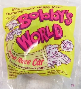 1993 Vintage McDonald's Happy Meal Bobby's World Wagon/Race Car MIP C10! - Picture 1 of 3