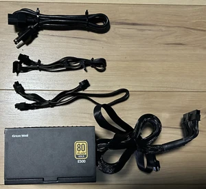 Great Wall E500 500W 80+ Gold Modular PC Power Supply PSU - All Cables Included - Afbeelding 1 van 5