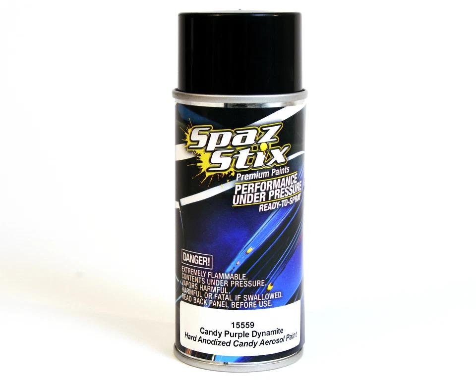 Spaz Stix 15559 Candy Purple Dynamite Hard Anodized Candy Aerosol Paint 3.5oz - Image 1 of 1