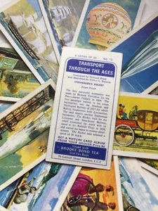 Brooke Bond Teekarten TRANSPORT DURCH DIE ZEIT einzeln verkauft bitte wählen - Bild 1 von 121