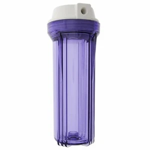 FILTRO DE AGUA DE ÓSMOSIS INVERSA CARCASA SUMIDERO TRANSPARENTE 10"" ESTÁNDAR 1/4"" FPNT - Imagen 1 de 1