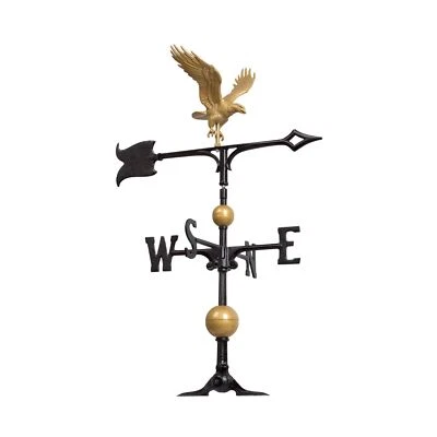 Veleta Eagle de cuerpo completo Whitehall Products, 30 pulgadas, dorada/bronce Foto 1 de 4