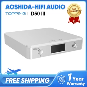 DAC de escritorio SUPERIOR D50III doble ES9039Q2M PCM768KHz DSD512 con control remoto - Imagen 1 de 8