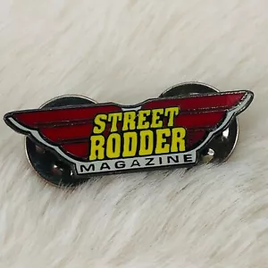 Prendedor de solapa con logotipo esmaltado publicitario de revista Street Rodder de colección - Imagen 1 de 2