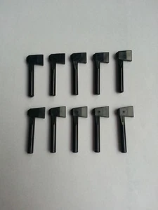 LEGO® 10x axe / axe / gun black (accessories for figures) new product 10 pieces - Picture 1 of 1