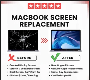 MacBook Air 13" Retina (A1932 / Mid 2019) Screen Replacement Service - Picture 1 of 13