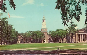 Postcard Baker Memorial Library Dartmouth College Hanover New Hampshire - Picture 1 of 3