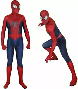The Amazing Spiderman 2 Kostüme 3D-Druck Halloween Cosplay Anzug für Erwachsene & Kinder - Bild 1 von 10