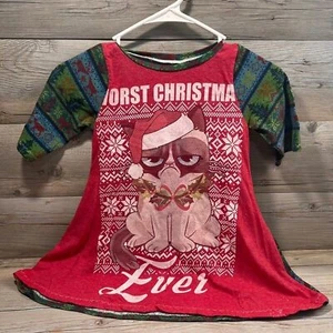 Worst Christmas Ever Grumpy Cat individuelles Shirt 4/5 - Bild 1 von 4