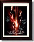 Nieoprawiony Supernatural - promocja nowego sezonu - odlewana replika autografu nadruk