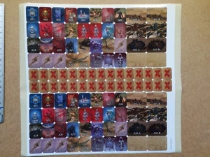 STICKERS SHEET/ PLANCHE D'AUTOCOLLANTS /THE EDGE DAWNFALL/ C - Foto 1 di 1