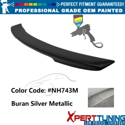 Fits 06-07 Honda Accord OE Style Rear Trunk Spoiler ABS Buran Silver Metallic Foto 1 de 3