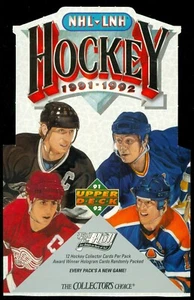 1991-92 UPPER DECK EURO-STARS HOLOGRAMS NHL HOCKEY ENGLISH CARD SEE LIST - Picture 1 of 285