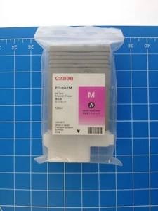 Cartucho de tinta para impresora con tanque de tinta magenta Canon PFI-102M - Exp. Unk - Imagen 1 de 1