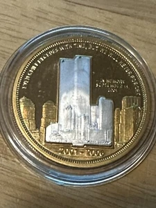 2001 National Collectors Mint 5th Anniversary 9/11 Coin In Capsule Mint!!!!!! - Picture 1 of 3