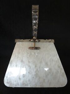 Vintage Charles Kahn - Lucite Purse with Satin Pearlescent Finish