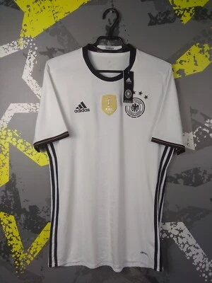 Germany Home football shirt 2016 - 2017 Team Jersey Adidas Trikot Mens Sz M ig93 - Image 1 of 4