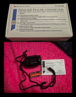 Henry Schein Finger Pulse Oximeter. New In Box!  MORE QTY IN MY OTHER LISTINGS!! - Image 1 of 4