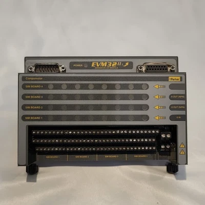 Parker EVM32-II Compumotor Expansion I/O Module Baseboard, 4x SIM Slot, 15-Pin - Image 1 of 4