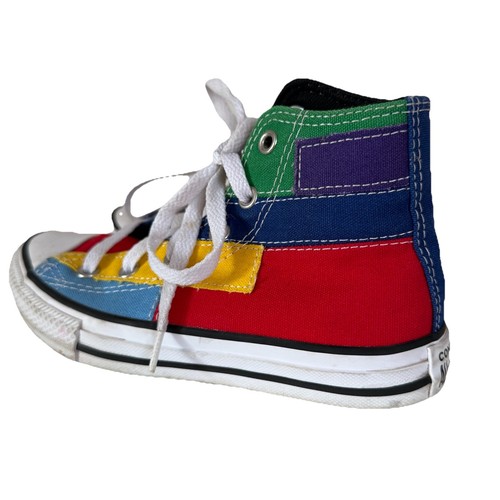 Scarpe Converse All Star Hi Top bambino 13 colori blocco Chuck Taylor rosso blu verde