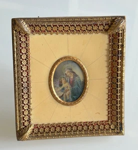 Miniatura Madonna con Bambino vintage - Picture 1 of 20