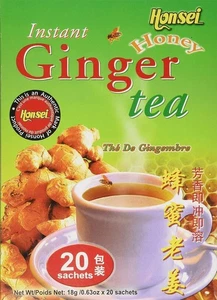 Té instantáneo de miel de jengibre Honsei, 18 g/0,63 oz., 20 sobres - Imagen 1 de 2