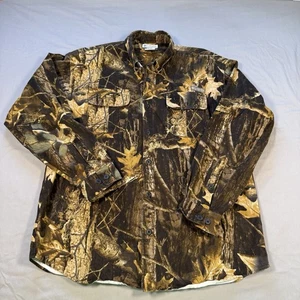 Columbia Men’s Hunting Outdoor Button Up Long Sleeve Timberwolf Camouflage - Picture 1 of 8