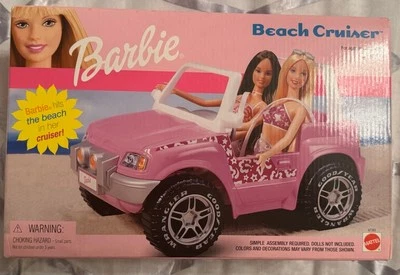 Barbie Beach Cruiser 2001 coche vehículo nuevo en caja muñeca Mattel accesorio nuevo sin abrir caja Foto 1 de 4