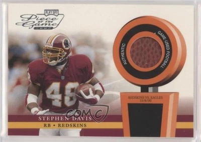 2002 Playoff Piece of the Game Materials Stephen Davis (Football) #POG-46 - Image 1 of 2