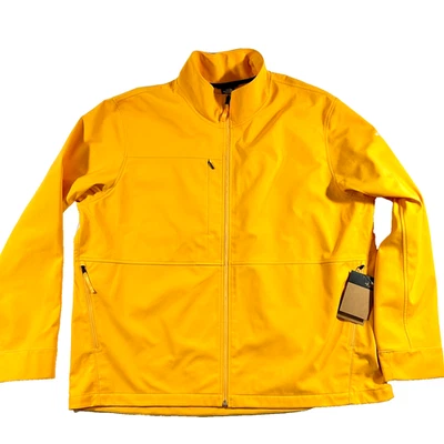 NWT THE NORTH FACE Castle Rock Soft Shell Jacket Men's Size 2XL TNF Yellow #83 - Image 1 of 4