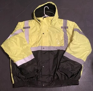 Safety Jacket ANSI/SEA 107-2020 J2021 Size 4XL Coat High Visibility Glowear - Picture 1 of 2