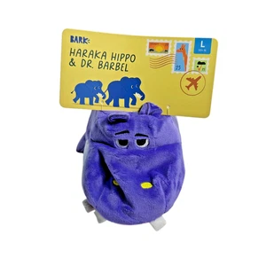 Caja de ladridos Haraka Hippo & Dr. Barbel peluche perro juguete L - Imagen 1 de 3
