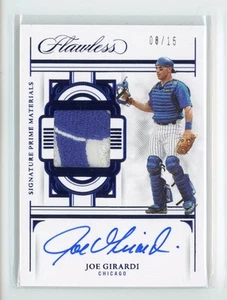 2023 Panini Flawless #SPM-JG Joe Girardi Signature Prime Materials Sapphire #/15 - Picture 1 of 2