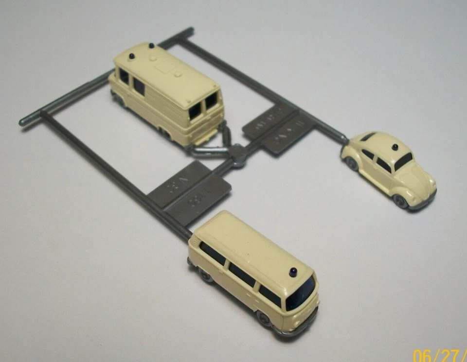 Vintage Wiking Modelos 1:160 Set (Volkswagen / Cruz Roja Set) con / Original. caja Foto 1 de 4