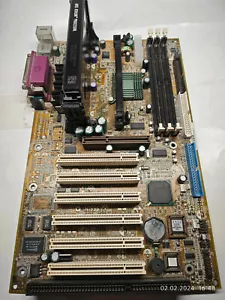Raro Ranura A MSI K7 Pro / MS-6195 (AMD 750) AGP PCI ISA y 128 MB de RAM - Imagen 1 de 9