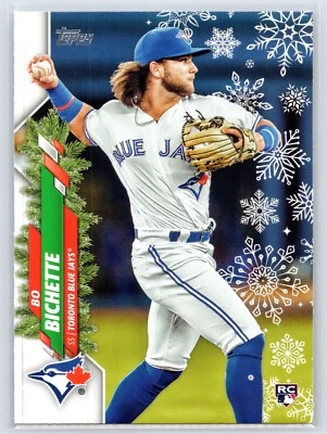 2020 Topps Holiday BO BICHETTE Rookie Card RC #HW94 TORONTO BLUE JAYS - Image 1 of 2