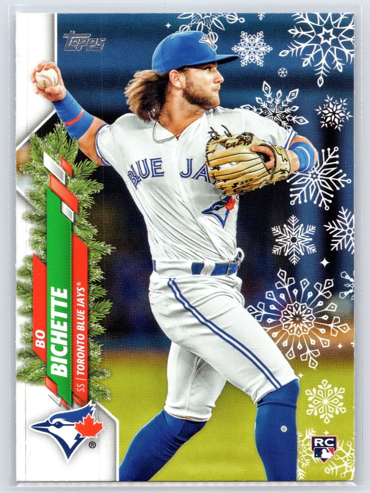 2020 Topps Holiday BO BICHETTE Rookie Card RC #HW94 TORONTO BLUE JAYS - Image 1 of 2