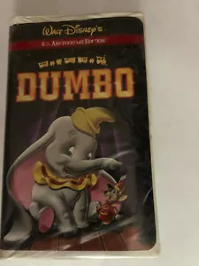 WALT DISNEYS DUMBO 60TH ANNIVERSARY EDITION VHS CLAMSHELL - Picture 1 of 2