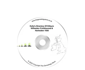Kelly's Directory Of Kilburn Willesden Cricklewood & Harlesden 1936 - Picture 1 of 1