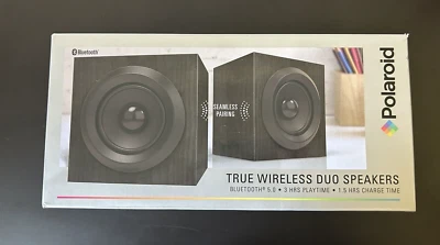 Polaroid True Wireless Duo Speakers Bluetooth 5.0 Brand New Fast Shipping - Image 1 of 4