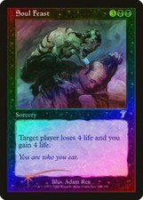 Soul Feast FOIL 7th Edition HEAVILY PLD Black Uncommon MAGIC MTG CARD ABUGames